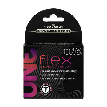 oneflex3countlatexcondoms