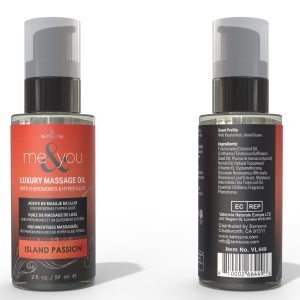 ME & YOU MASSAGE OIL ISLAND PASSION 2 OZ