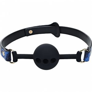 OUCH! FLORENCE COLLECTION SILICONE BALL - BLUE