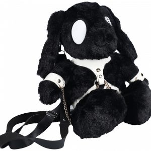 BUNNY BACKPACK CIRCLE EYE LARGE BLACK