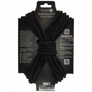 OUCH! BONDAGE ROPE 10 METERS BLACK