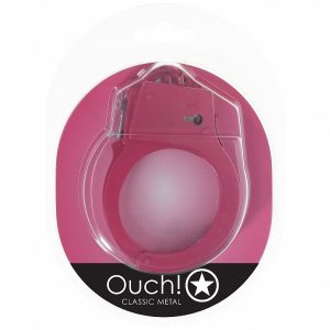 OUCH! CLASSIC METAL HANDCUFFS PINK