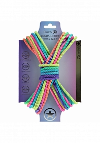 OUCH! BONDAGE ROPE 10 METERS MULTICOLOR 2