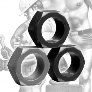 TOM OF FINLAND 3 PIECE COCK NUTS