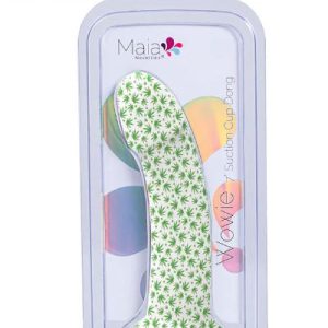 WOWIE SILICONE DONG POT LEAF PATTERN