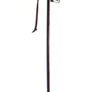 24IN LEATHER WRAPPED CANE BURGUNDY