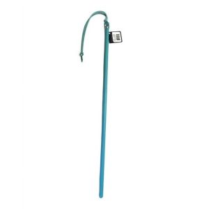 24IN LEATHER WRAPPED CANE BABY BLUE
