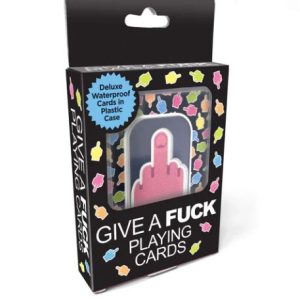 GIVE A FUCK WATERPROOF PLAYING CARDS