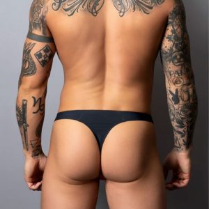 HOT MESH BONG THONG BLACK L/XL