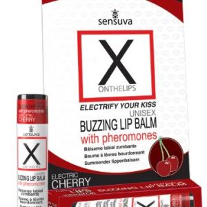 X ON THE LIPS BUZZING LIP BALM ELECTRIC CHERRY