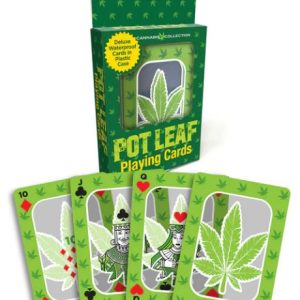 POT LEAF WATERPROOF PLAYING CARDS