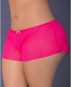 PINK KINK FLOWY BOY SHORT PINK GLOW 2XL