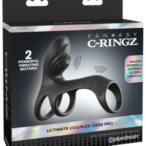 FANTASY C-RINGZ ULTIMATE COUPLES CAGE PRO BLACK