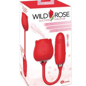WILD ROSE & THRUSTER RECHARGEABLE SUCTION VIBRATOR VIBRATOR