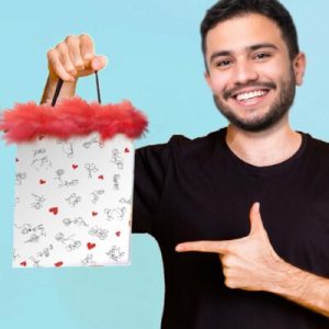 SEX POSITION STICK FIGURE GIFT BAG