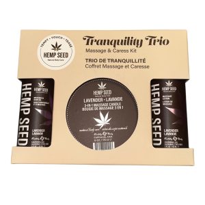 HEMP SEED TRANQUILITY TRIO GIFT SET LAVENDER 2OZ