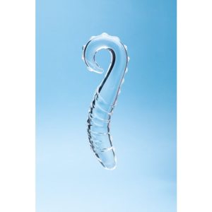 CLARITY GLASS DILDO HERA'S TEMPEST