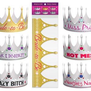 BRIDE TO BE PARTY CROWNS