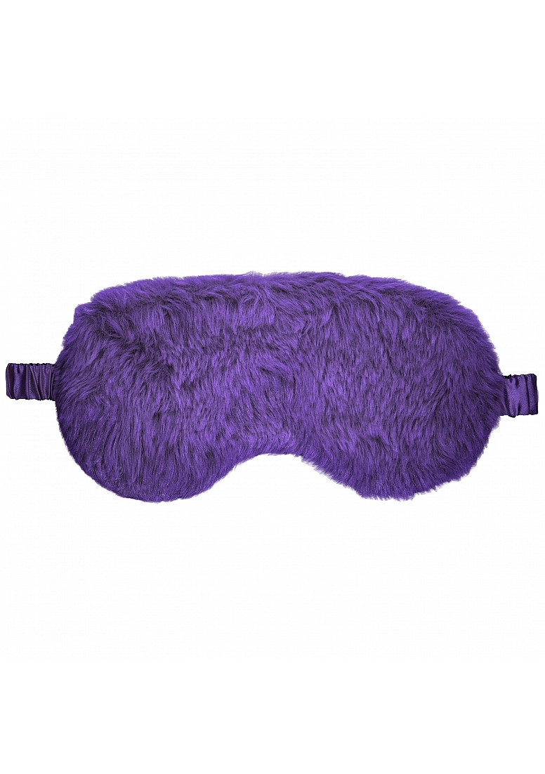 OUCH FLUFFY MASK PURPLE