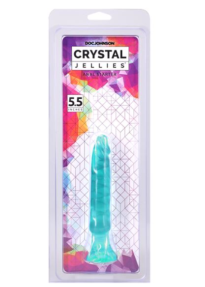 CRYSTAL JELLIES ANAL STARTER 5.5IN TEAL