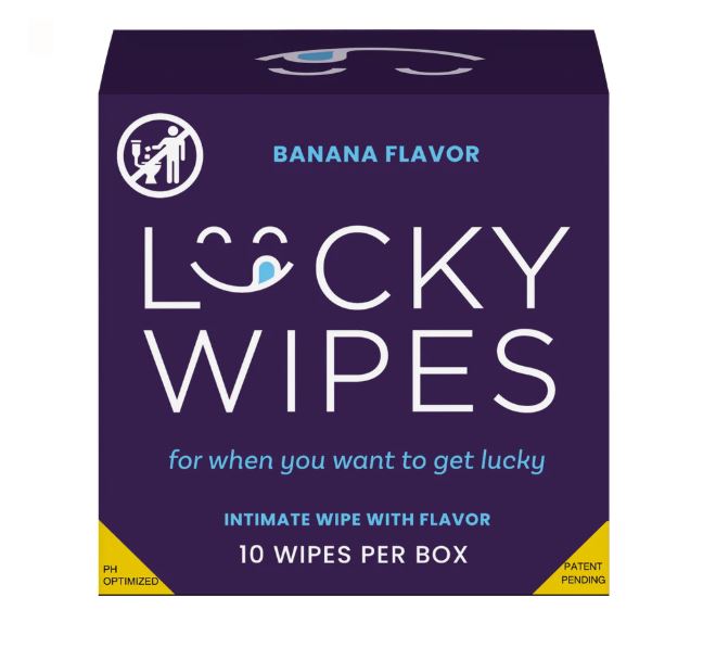 SWEETUMS BANANA FLAVORED WIPES FOR MEN 10 PC
