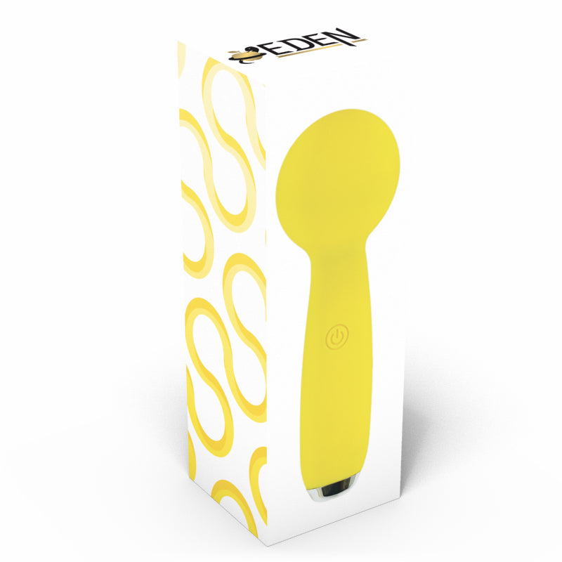 PETITES LIL EXCLAIM MINI WAND VIBRATOR YELLOW