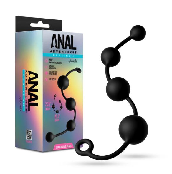 ANAL ADVENTURES PLATINUM X-LARGE ANAL BEADS