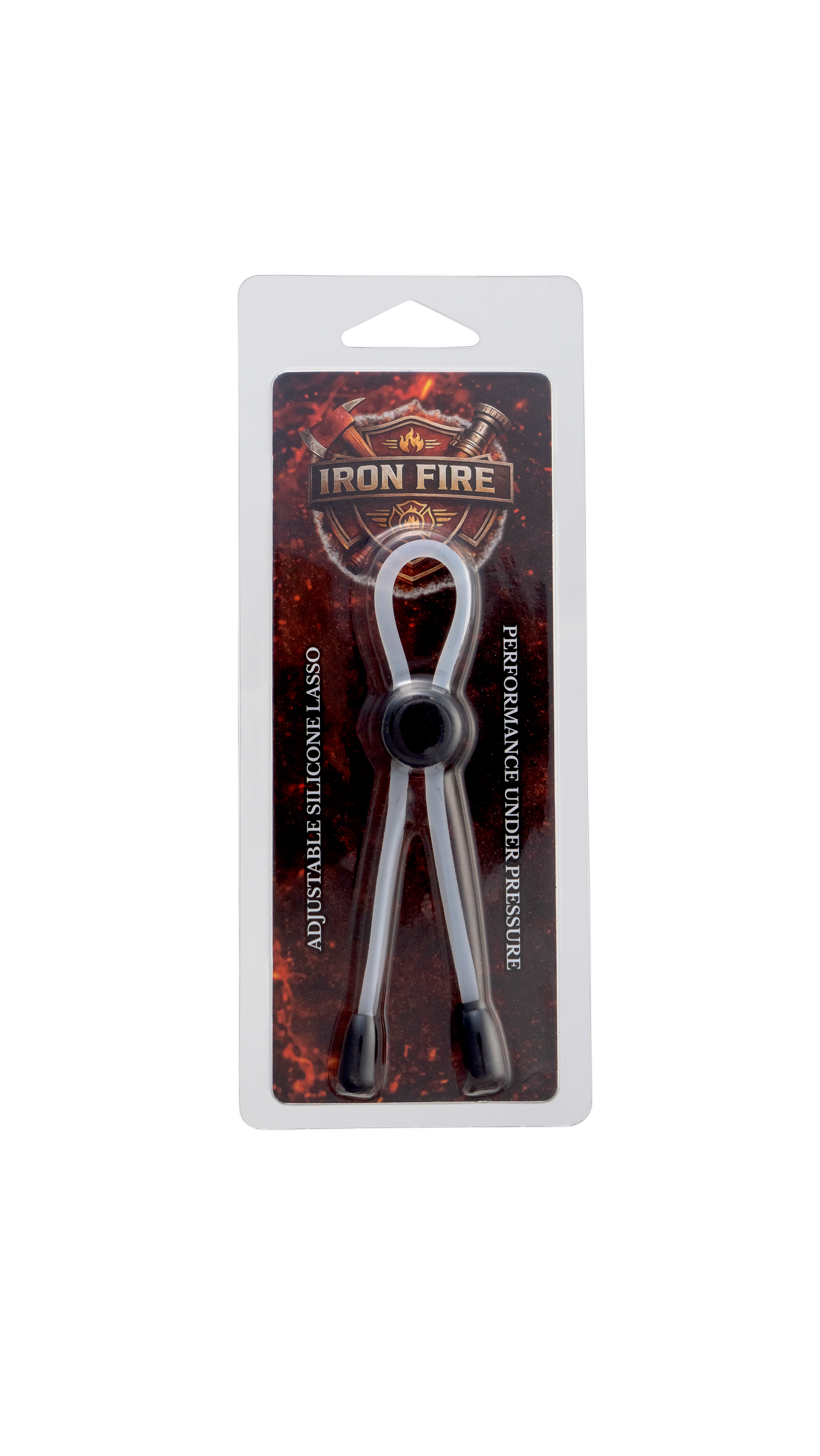 IRON FIRE SILICONE LASSO RING CLEAR